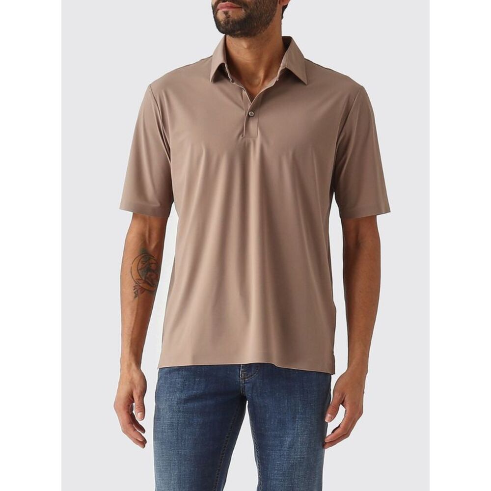 Herno Polo Shirt Men Dove Grey